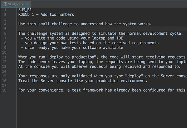 Get challenge instructions